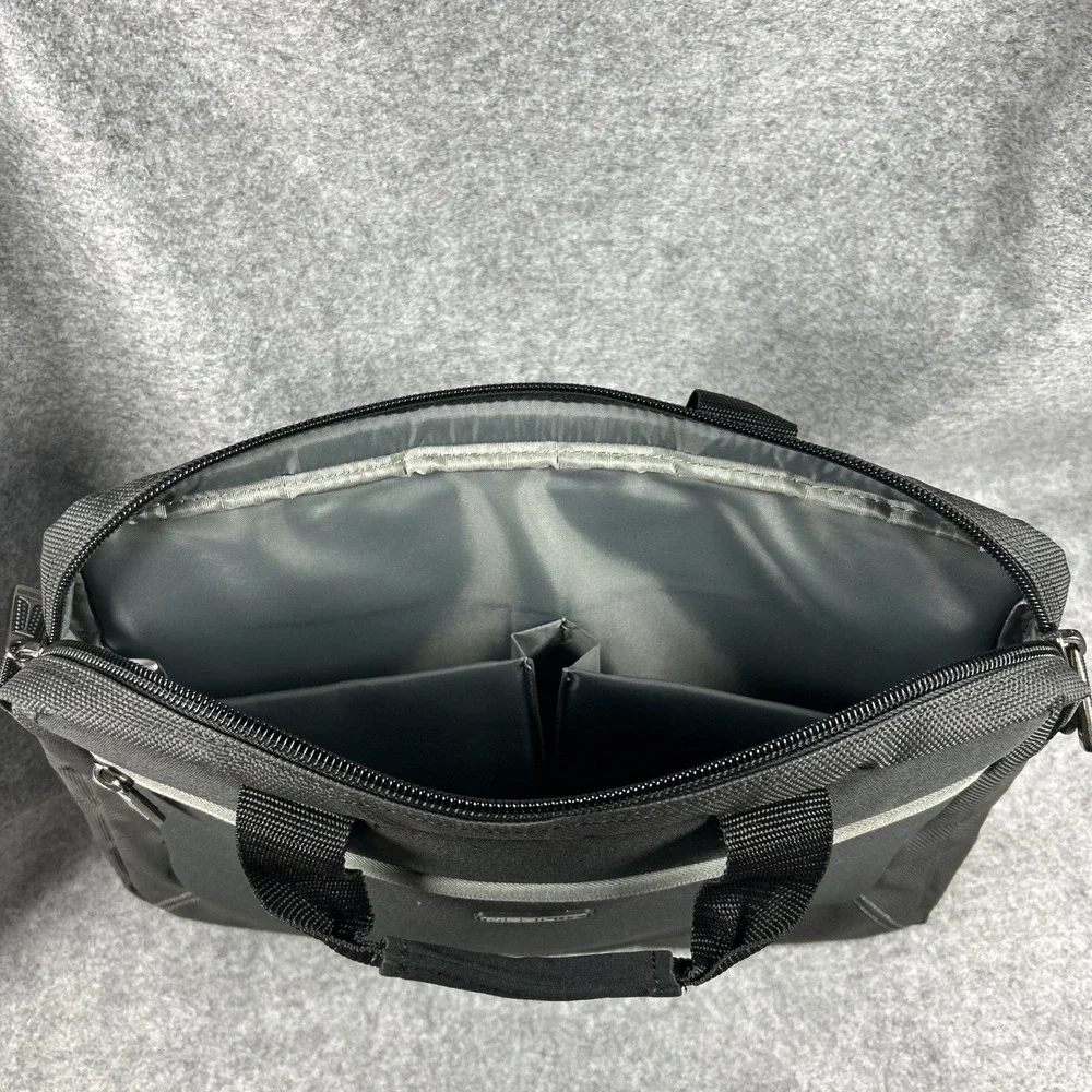 Mobil IT Laptop Briefcase One Size Black Padded Tech Messenger Bag